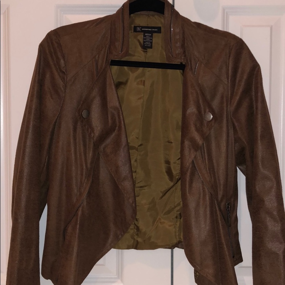 Lightweight Brown Suede Jacket